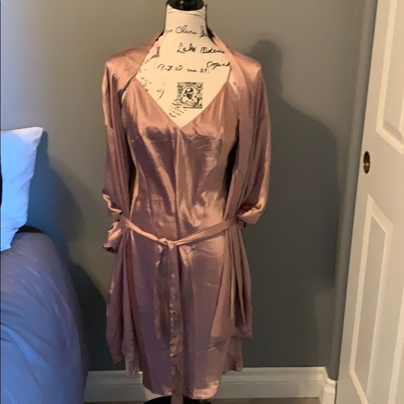 Victoria's Secret Other - NWT Victorias Secret Pinkie beige satin set